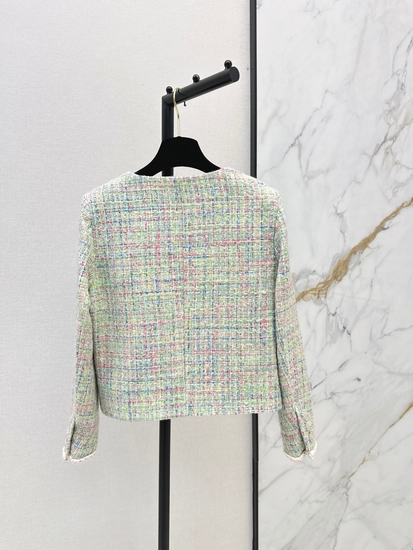 Chanel/26Latest Autumn/Winter Cropped Woven Jacket