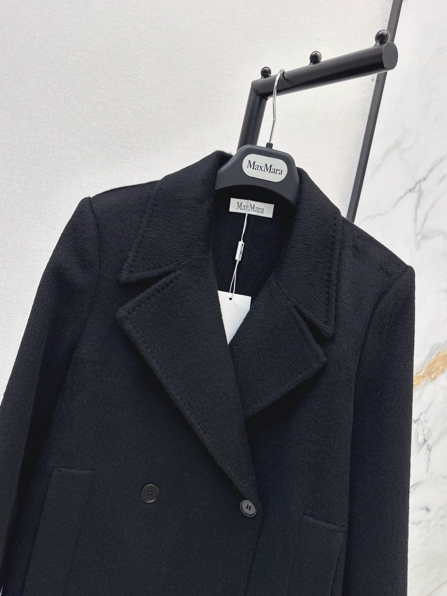 Max Mara/26Latest Minimalist Double-Faced Wool Coat for Autumn/Winter