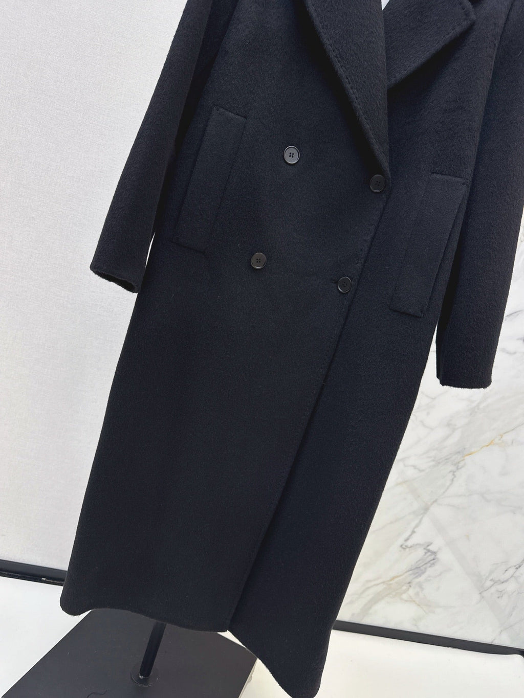 Max Mara/26Latest Minimalist Double-Faced Wool Coat for Autumn/Winter