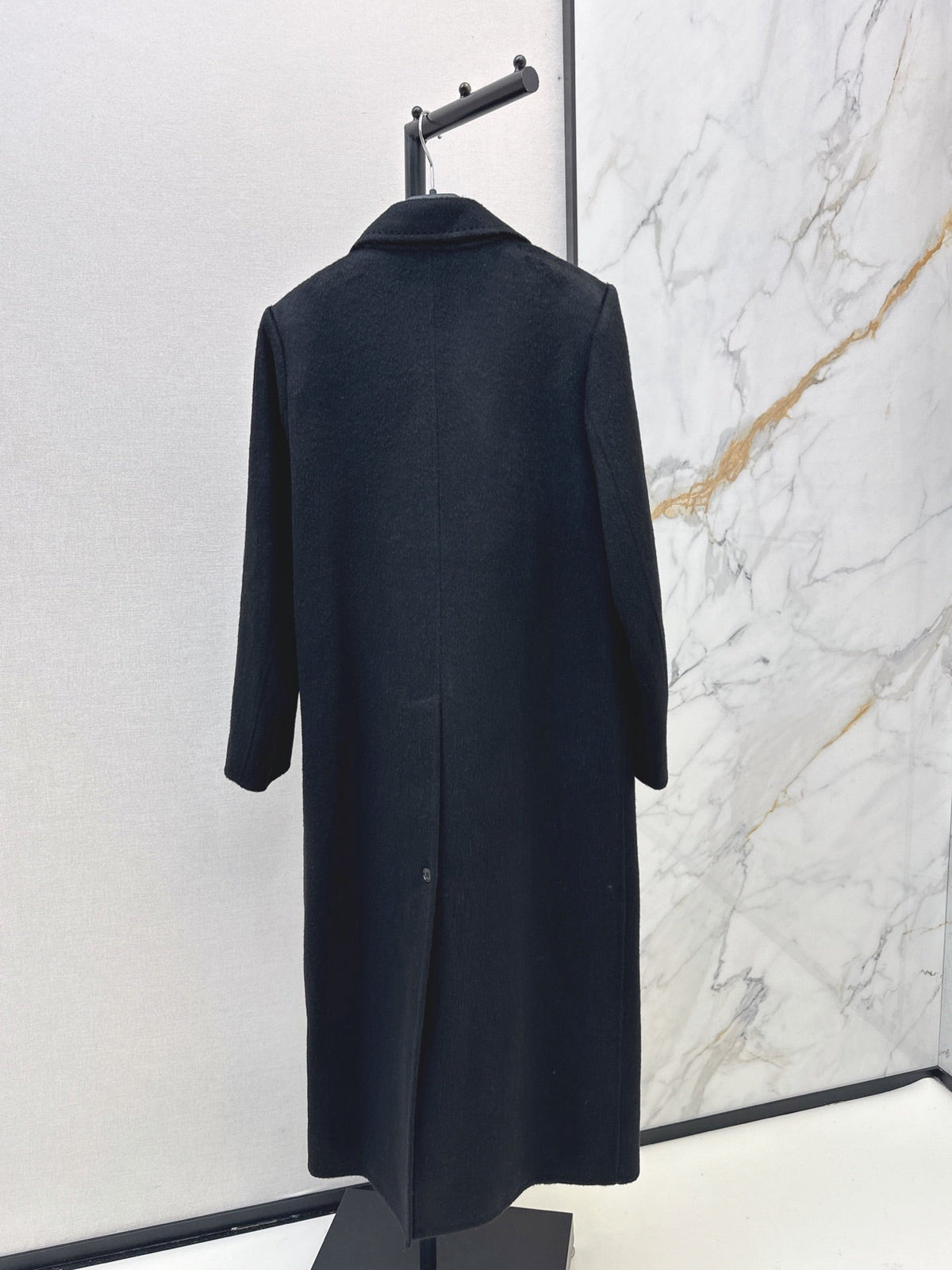 Max Mara/26Latest Minimalist Double-Faced Wool Coat for Autumn/Winter