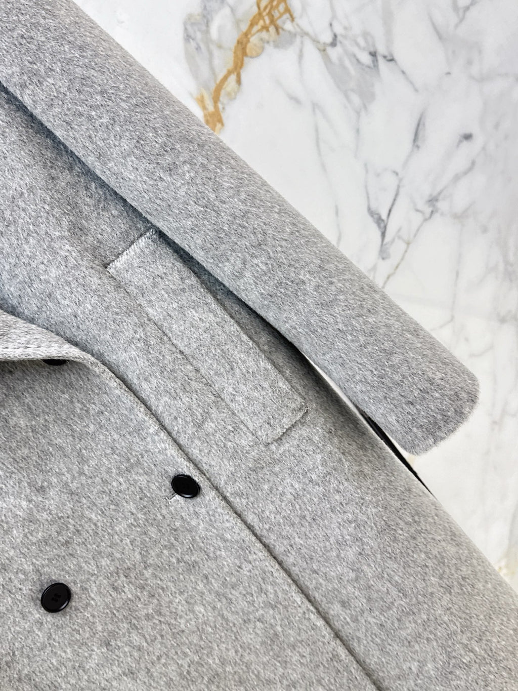 Max Mara/26Latest Minimalist Double-Faced Wool Coat for Autumn/Winter