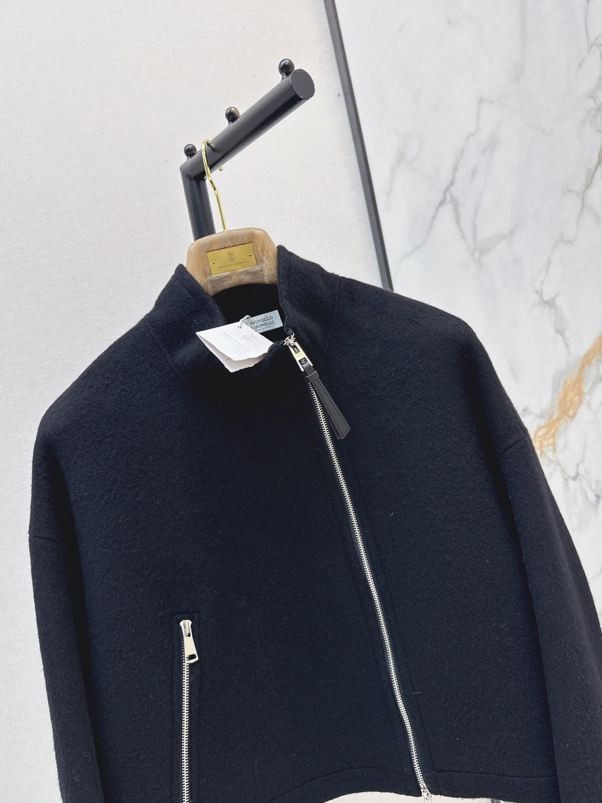 Brunello Cucinelli/26Latest Autumn/Winter Double-Faced Wool Coat