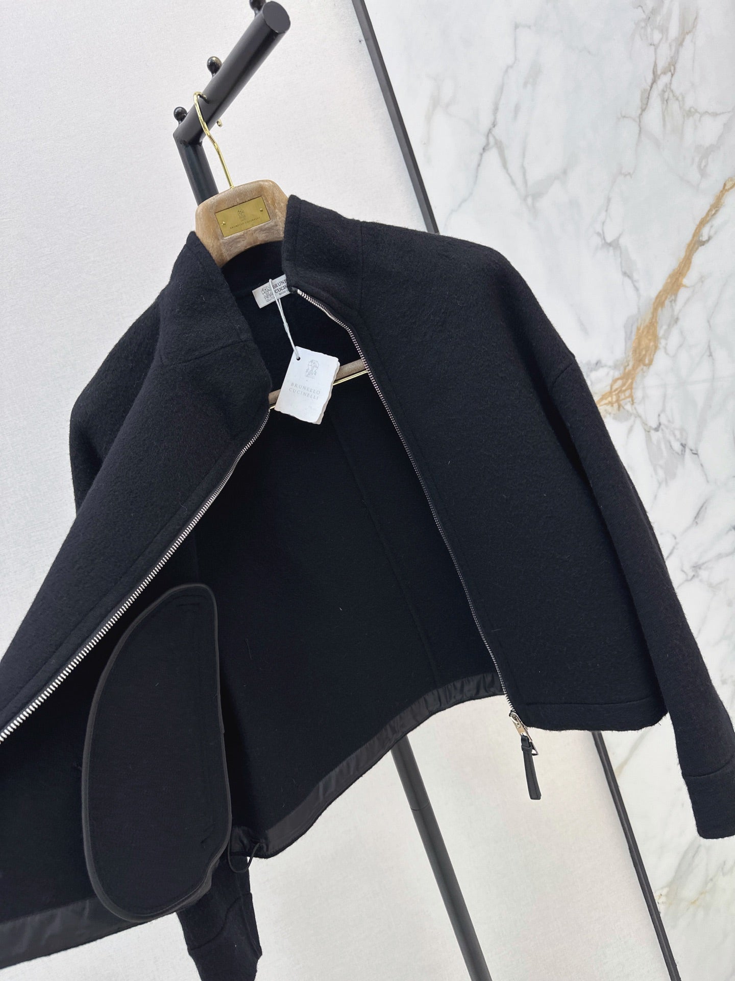 Brunello Cucinelli/26Latest Autumn/Winter Double-Faced Wool Coat