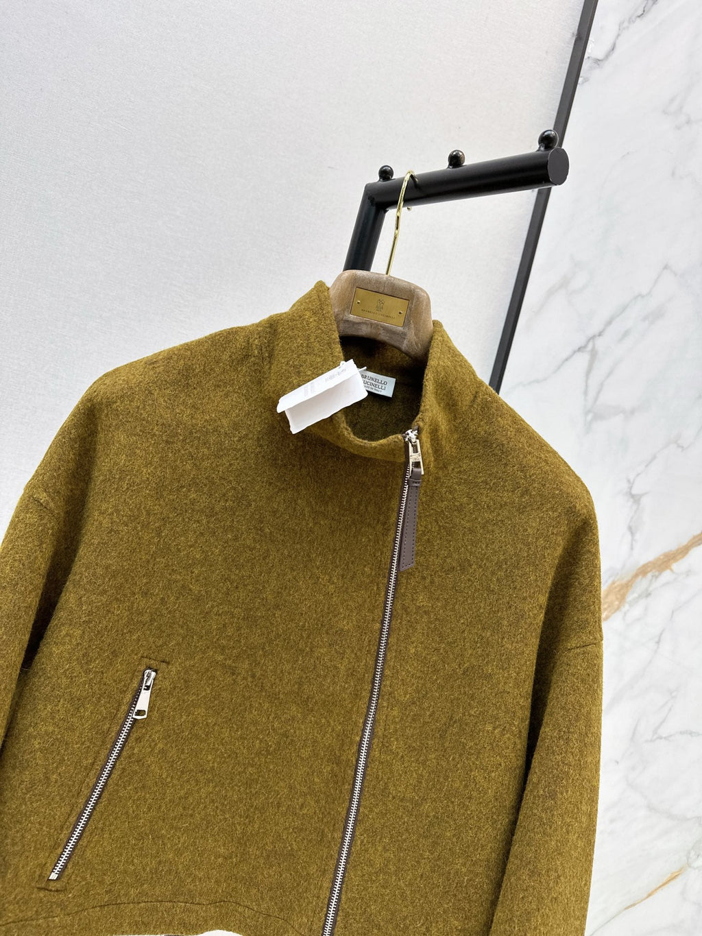 Brunello Cucinelli/26Latest Autumn/Winter Double-Faced Wool Coat