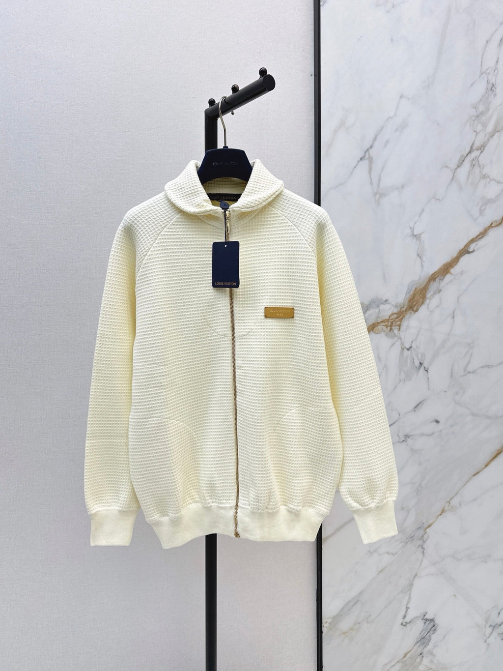 Louis Vuitton/26New Early Autumn Loose-Fit Collared Knit Cardigan
