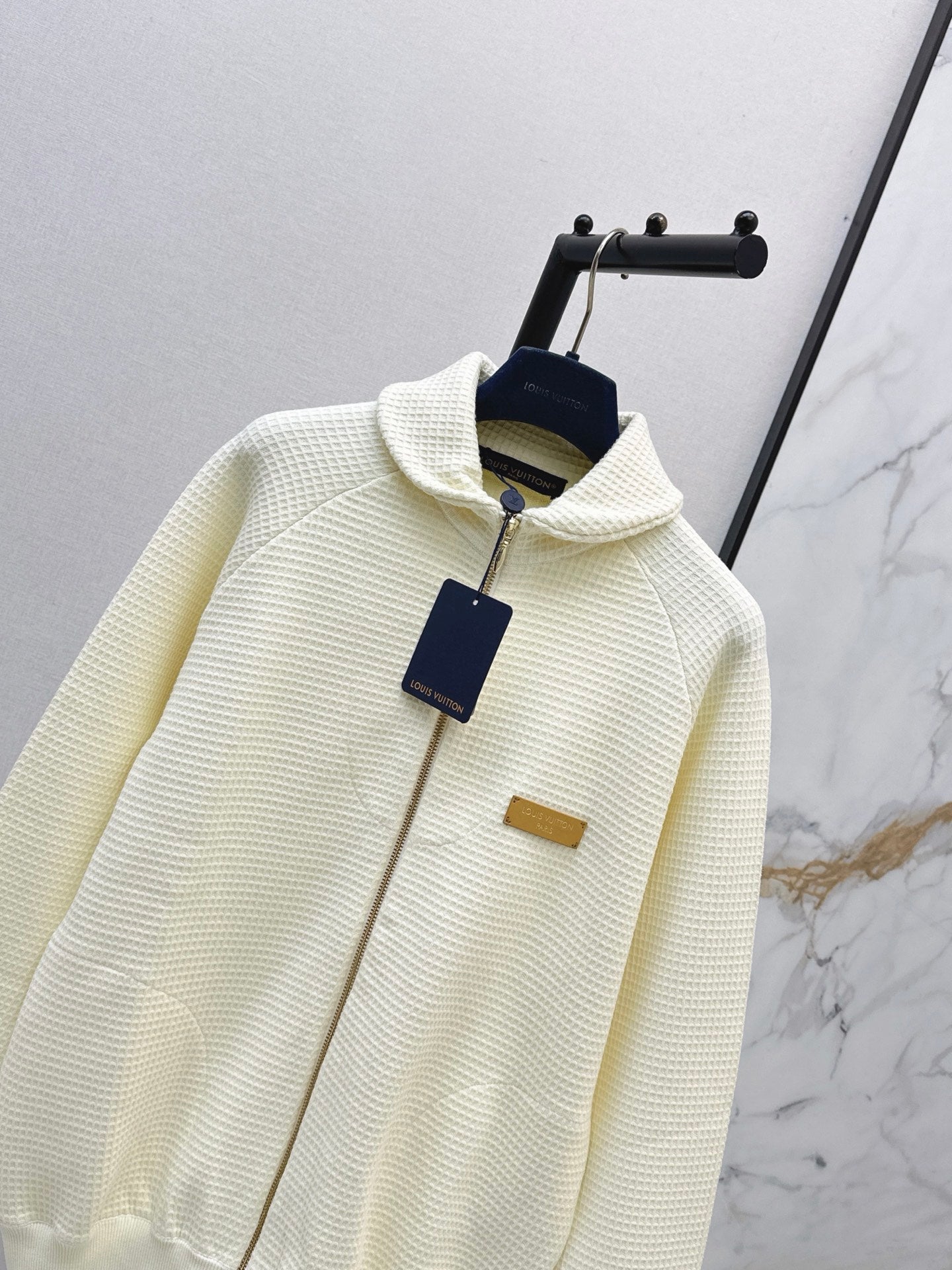 Louis Vuitton/26New Early Autumn Loose-Fit Collared Knit Cardigan