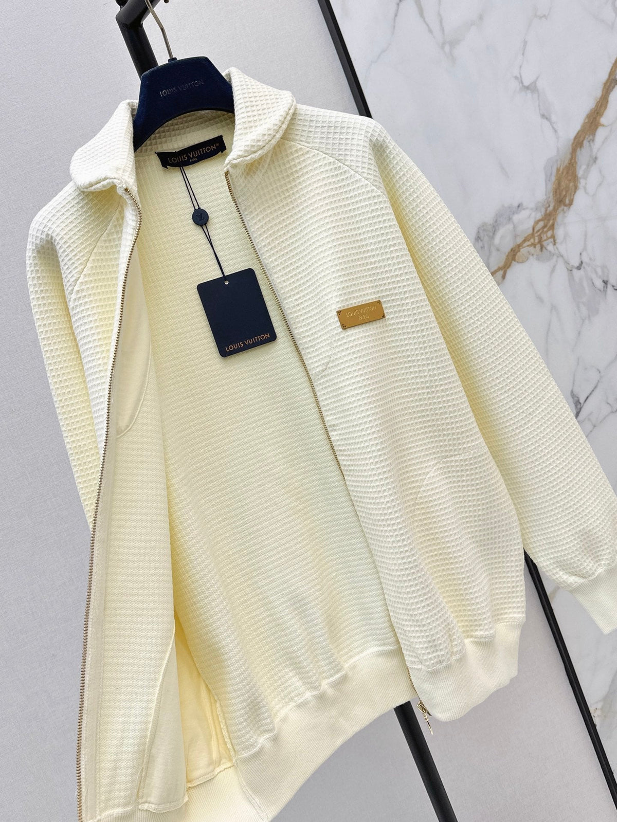 Louis Vuitton/26New Early Autumn Loose-Fit Collared Knit Cardigan