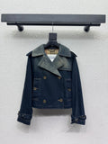 Burberry/26Latest Denim Trench Coat Style