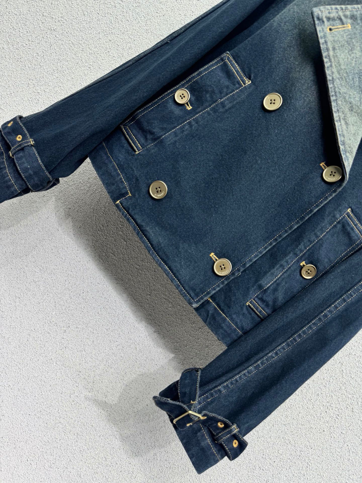 Burberry/26Latest Denim Trench Coat Style