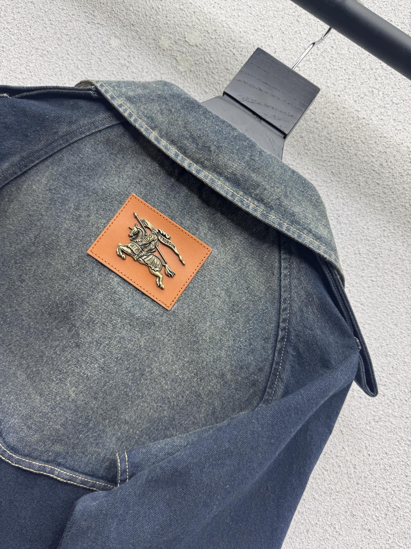 Burberry/26Latest Denim Trench Coat Style