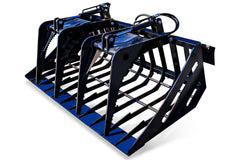 MMS 72'' Hollow Wood Grapple Attachment for Skid Steer Loader