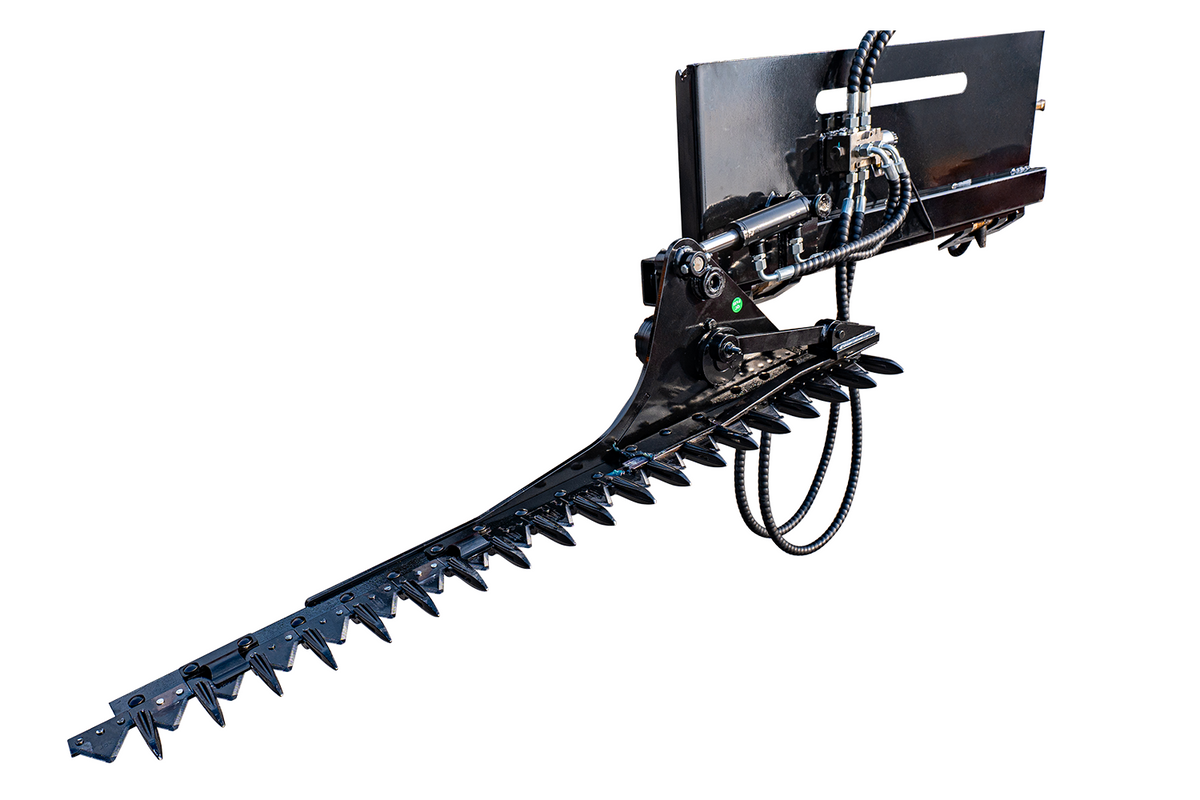 MMS 59" Hedge Lawn Mower String Trimmer Attachment for Skid Steer, Grass Cutting Machine