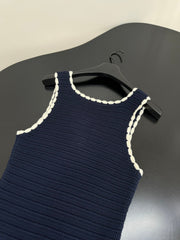 Crochet vest dress