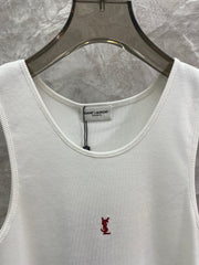Red Embroidered Vest