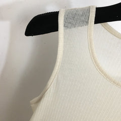 Micro-perforated ribbed vest