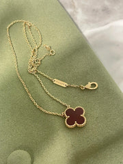 Red agate necklace