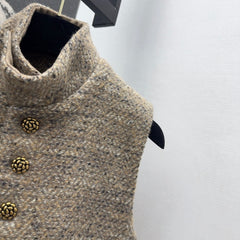 High-end retro-style vest