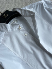 Mid-length patchwork shirt