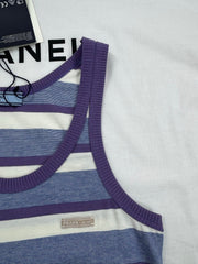 Striped Casual Crew Neck