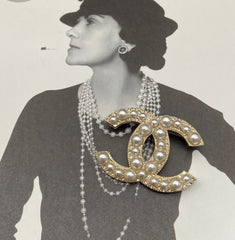 26SS NEW Double C Brooch