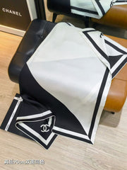 Square silk scarf