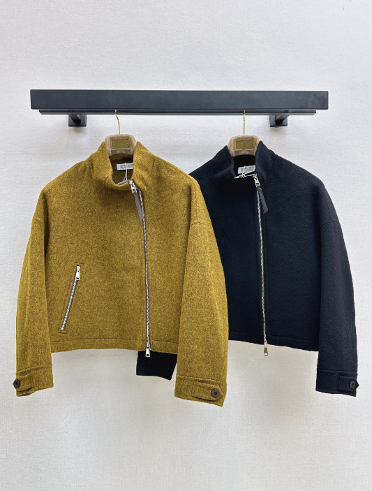 Brunello Cucinelli/26Latest Autumn/Winter Double-Faced Wool Coat