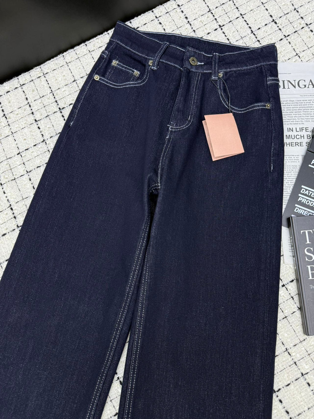 MiuMiu/26New Loose Straight-Leg Jeans