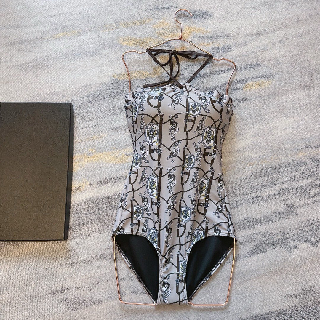 Push-up one-piece swimsuit