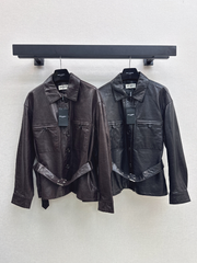 Yves Saint Laurent/26 Latest Retro Leather Jacket