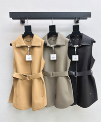 Hermès/26 Early Autumn Latest Genuine Leather Vest
