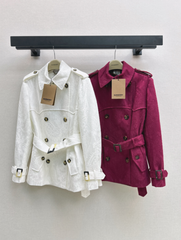 Burberry/26 Fall/Winter Latest Lace Cropped Trench Coat