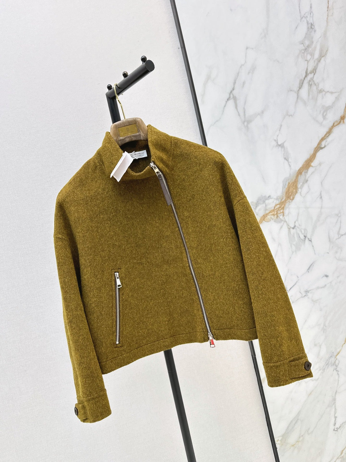Brunello Cucinelli/26Latest Autumn/Winter Double-Faced Wool Coat