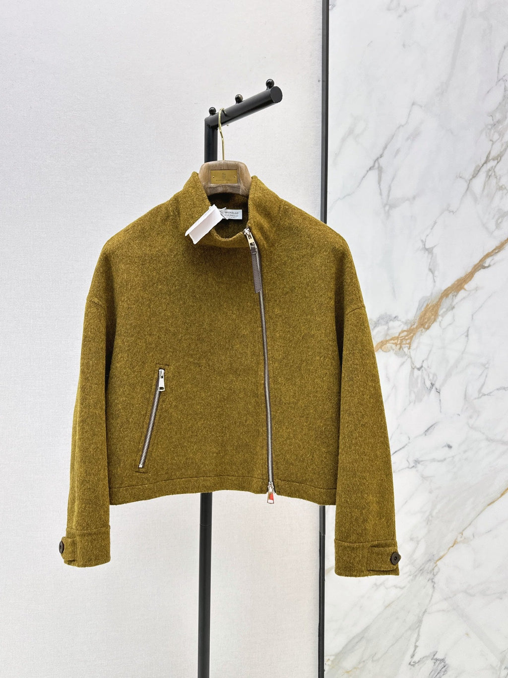 Brunello Cucinelli/26Latest Autumn/Winter Double-Faced Wool Coat