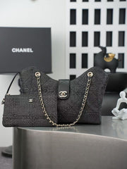 Chanel 2026 Shopping Bag 32cm Braided Raffia Woven Leather