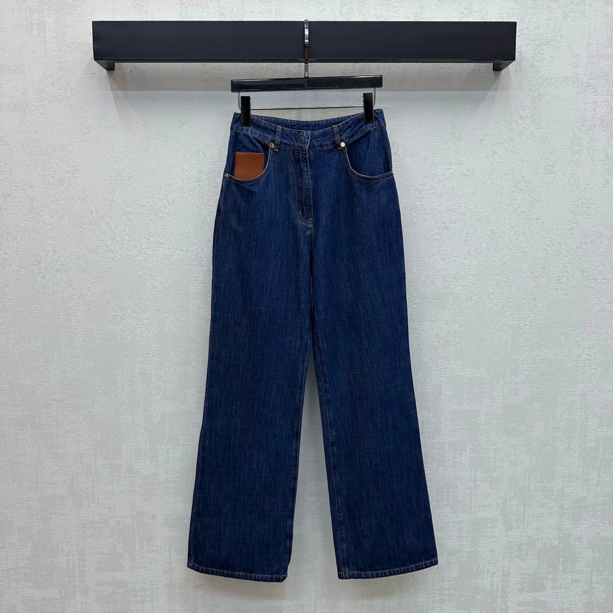 Fendi/26New ArrivalPaneled Straight-Leg Denim Trousers