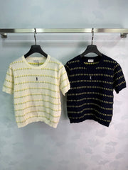 Yves Saint Laurent/26SS New Knit Short Sleeve