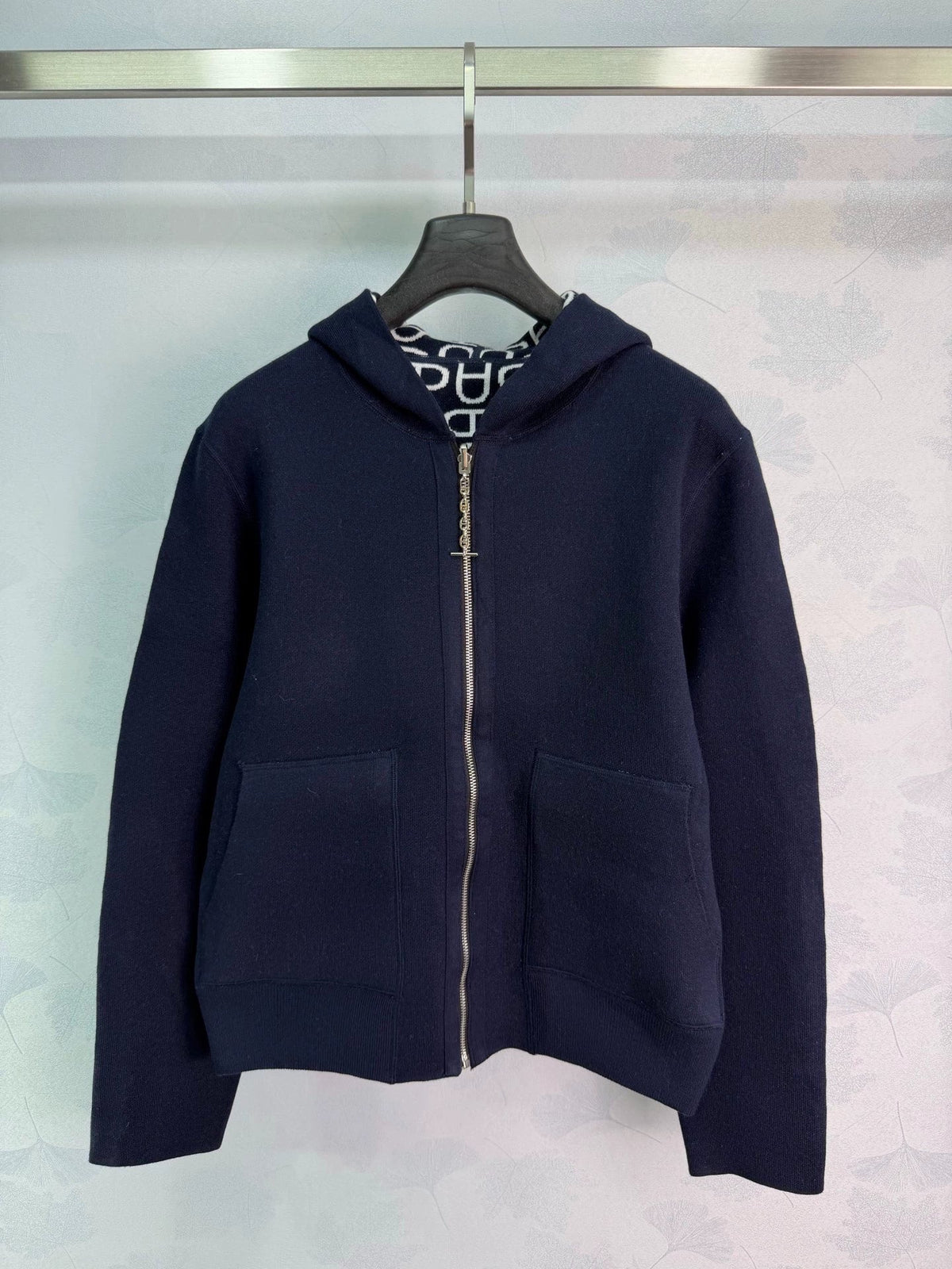Hermès / 26 New Three-Color Hoodie Knit Cardigan