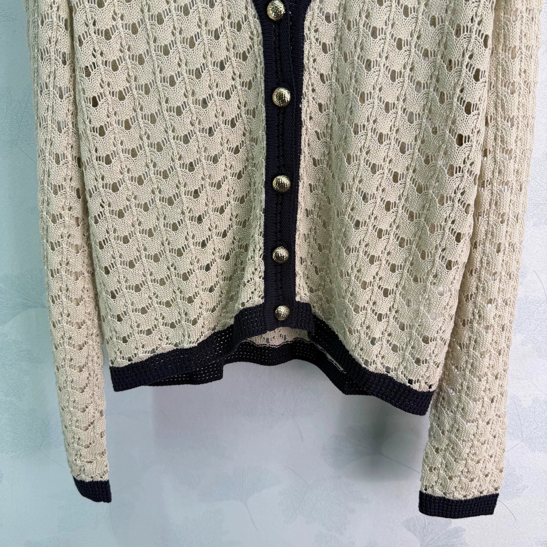 Chanel/26 Early Autumn New V-Neck Sleeveless Knit Cardigan