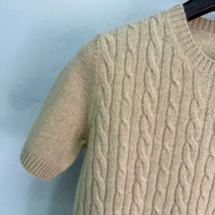 LORO PIANA / 26 Early Autumn New Twist Pattern Short Sleeve