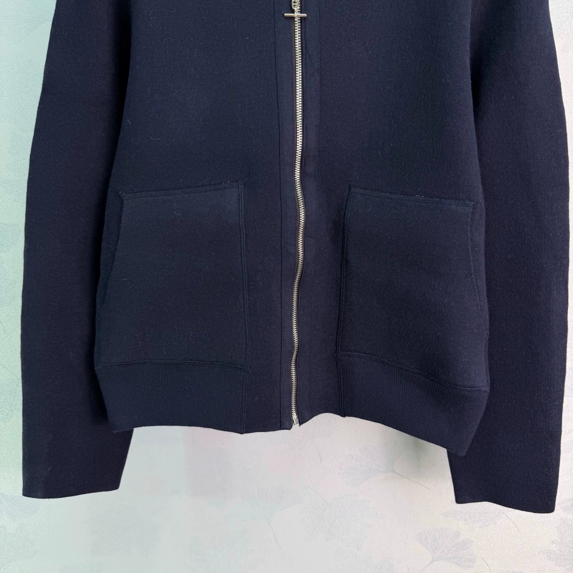 Hermès / 26 New Three-Color Hoodie Knit Cardigan