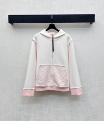 Louis Vuitton /26New Season Hooded Jacquard Jacket & Trousers Set