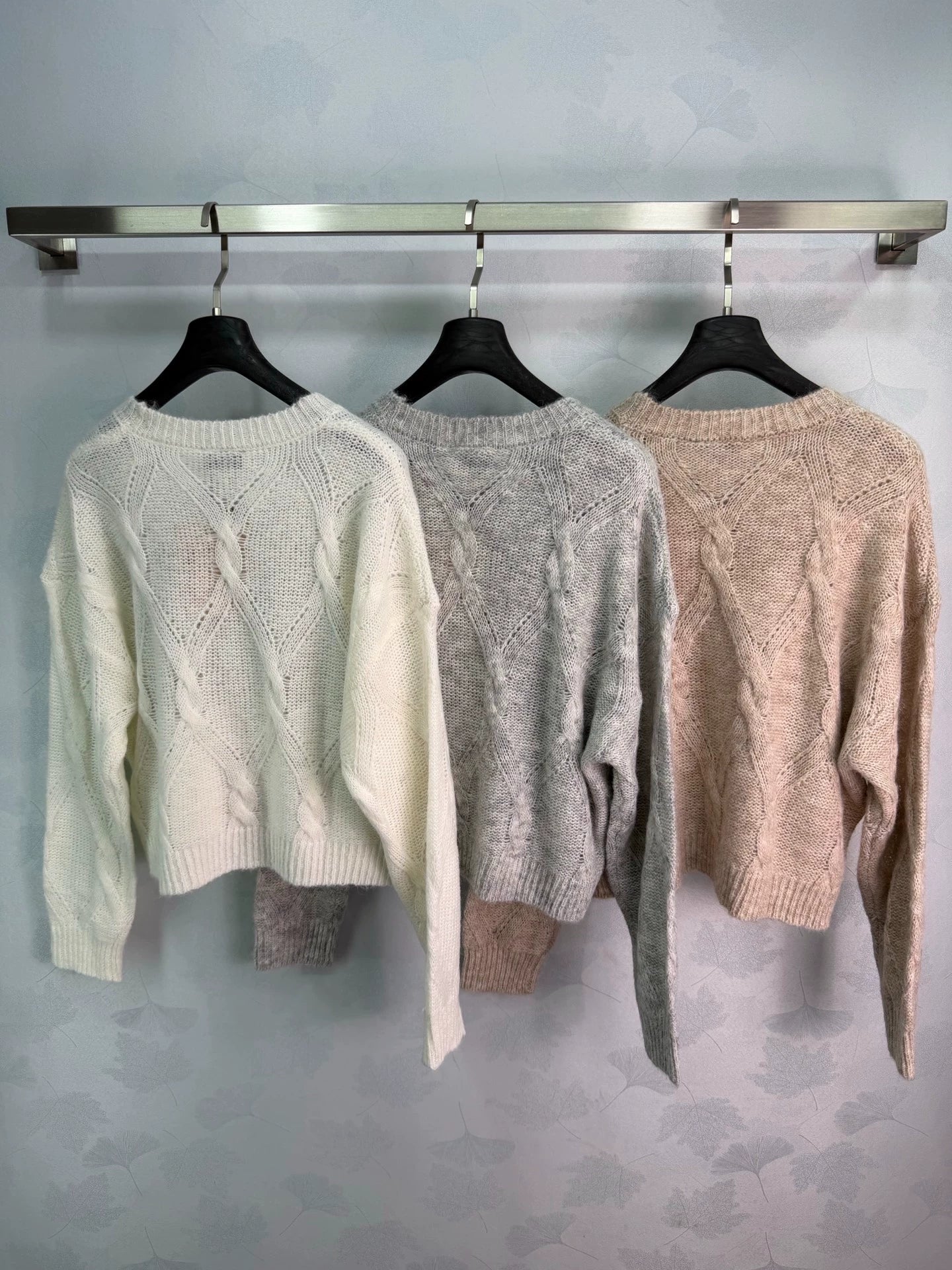 MiuMiu/26 Early Autumn New Patchwork Knit Sweater