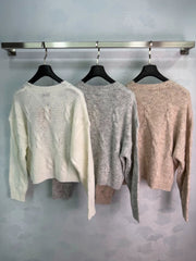 MiuMiu/26 Early Autumn New Patchwork Knit Sweater