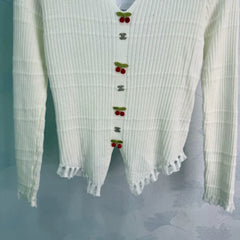 Chanel / 26 Early Autumn New Collared Long-Sleeve Knit Cardigan