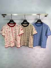 Hermès / 26 Early Autumn New Round Neck Knit Short Sleeve