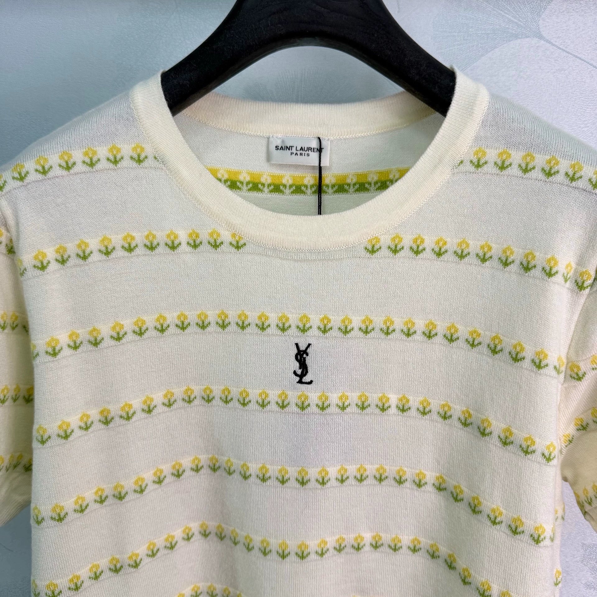 Yves Saint Laurent/26SS New Knit Short Sleeve