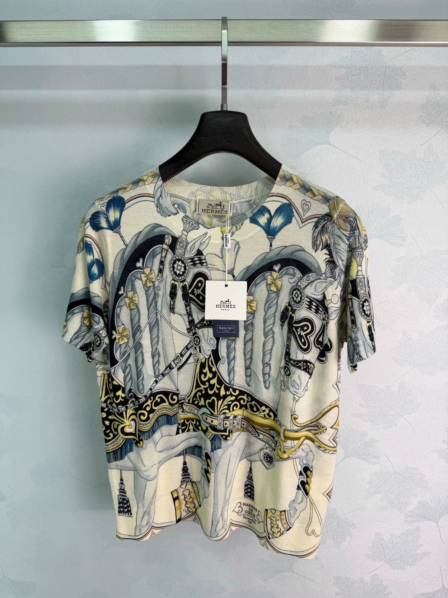 Hermès/26 Early Autumn New Round Neck Short Sleeve