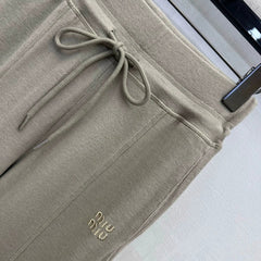 MiuMiu/26 New Embroidered Pants
