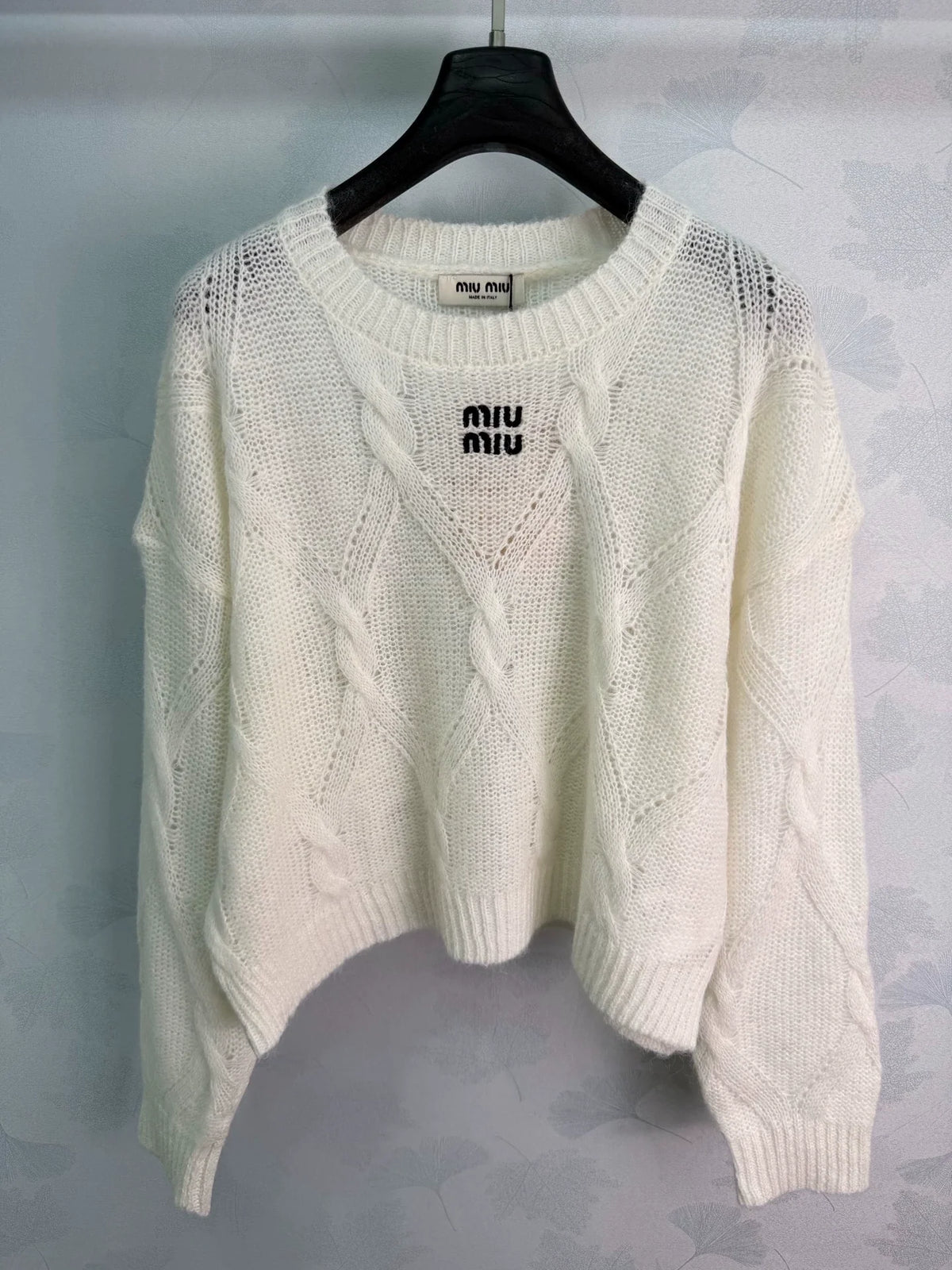 MiuMiu/26 Early Autumn New Patchwork Knit Sweater