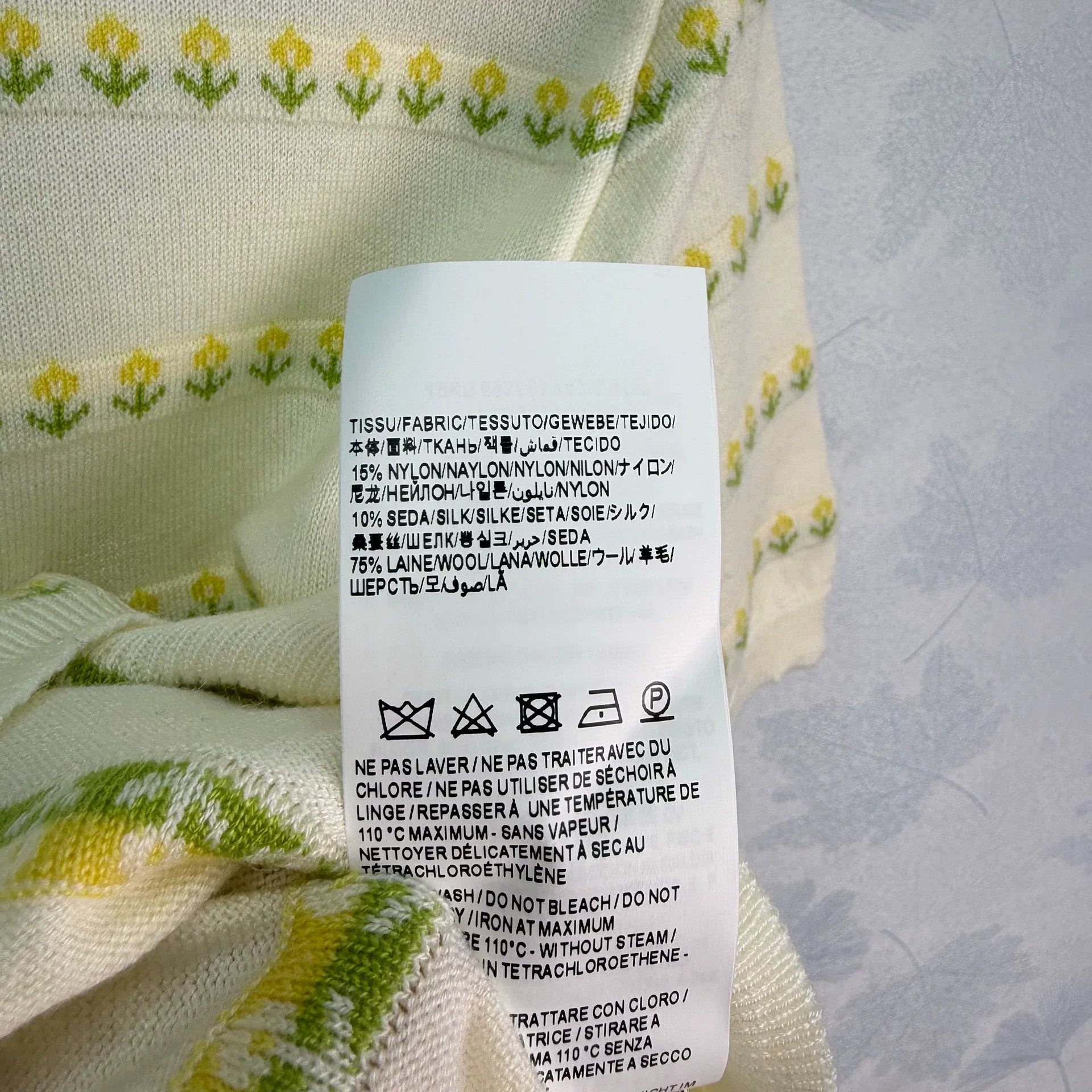 Yves Saint Laurent/26SS New Knit Short Sleeve